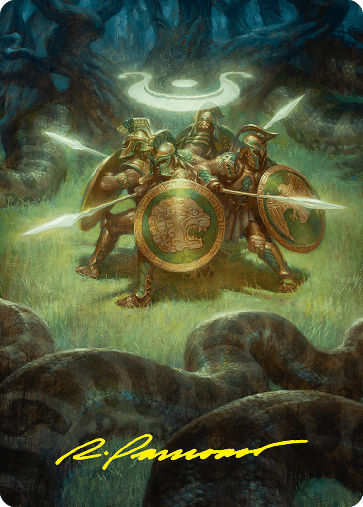 Anthem of Champions Art Card (47/54) (Gold-Stamped Signature) [Foundations Art Series] | Lots Moore NSW