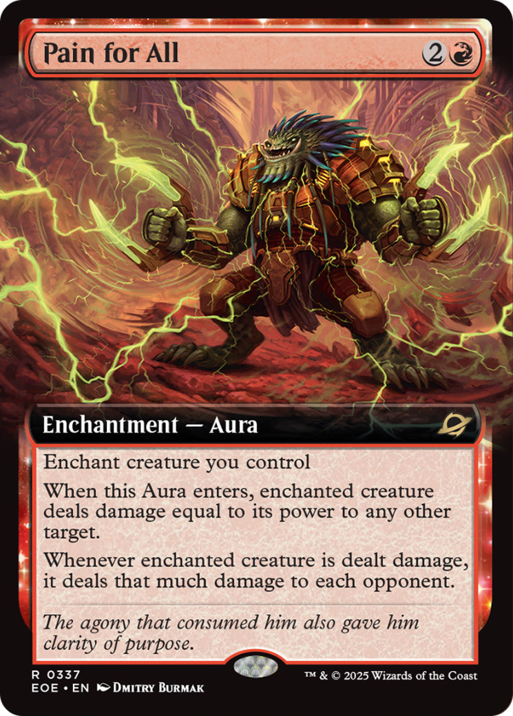 Pain for All (Extended Art) [Edge of Eternities] | Lots Moore NSW