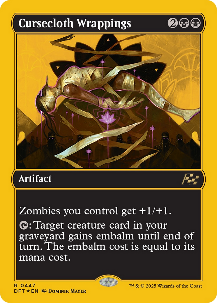 Cursecloth Wrappings (First-Place Foil) [Aetherdrift] | Lots Moore NSW