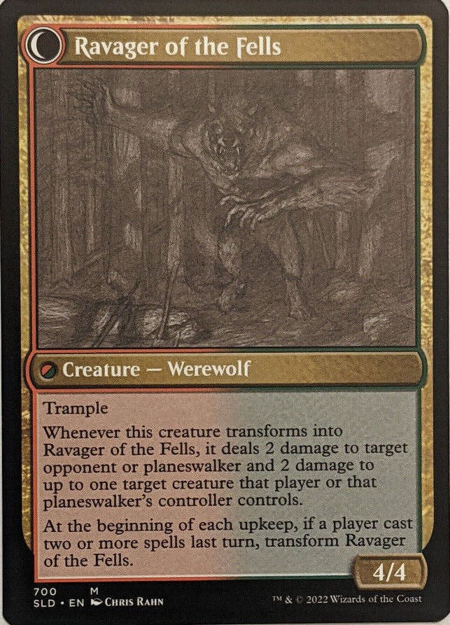 Huntmaster of the Fells // Ravager of the Fells (Sketch) [Secret Lair Drop Promos] | Lots Moore NSW