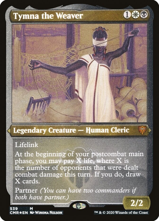 Tymna the Weaver (Etched) [Commander Legends] | Lots Moore NSW