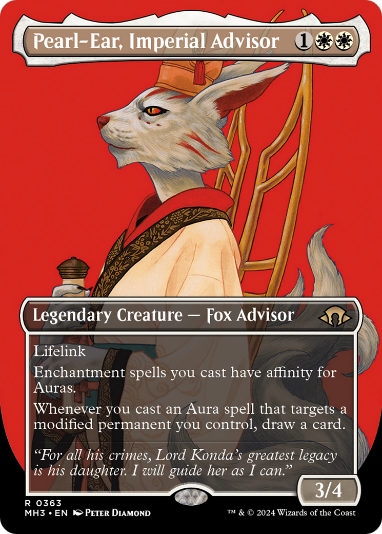 Pearl-Ear, Imperial Advisor (Borderless) [Modern Horizons 3] | Lots Moore NSW
