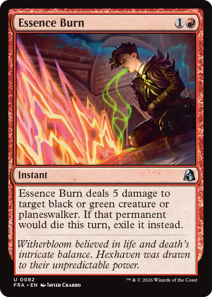 Essence Burn [Reality Fracture] | Lots Moore NSW