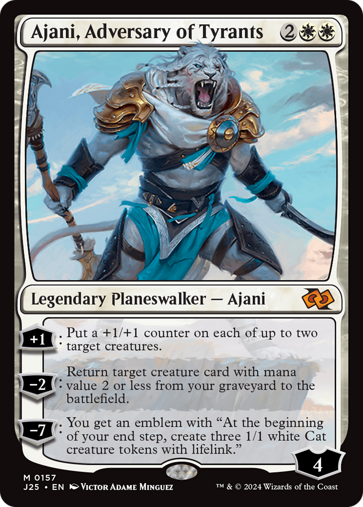 Ajani, Adversary of Tyrants [Foundations Jumpstart] | Lots Moore NSW