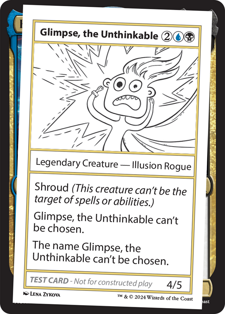 Glimpse, the Unthinkable [Mystery Booster 2 Playtest Cards] | Lots Moore NSW