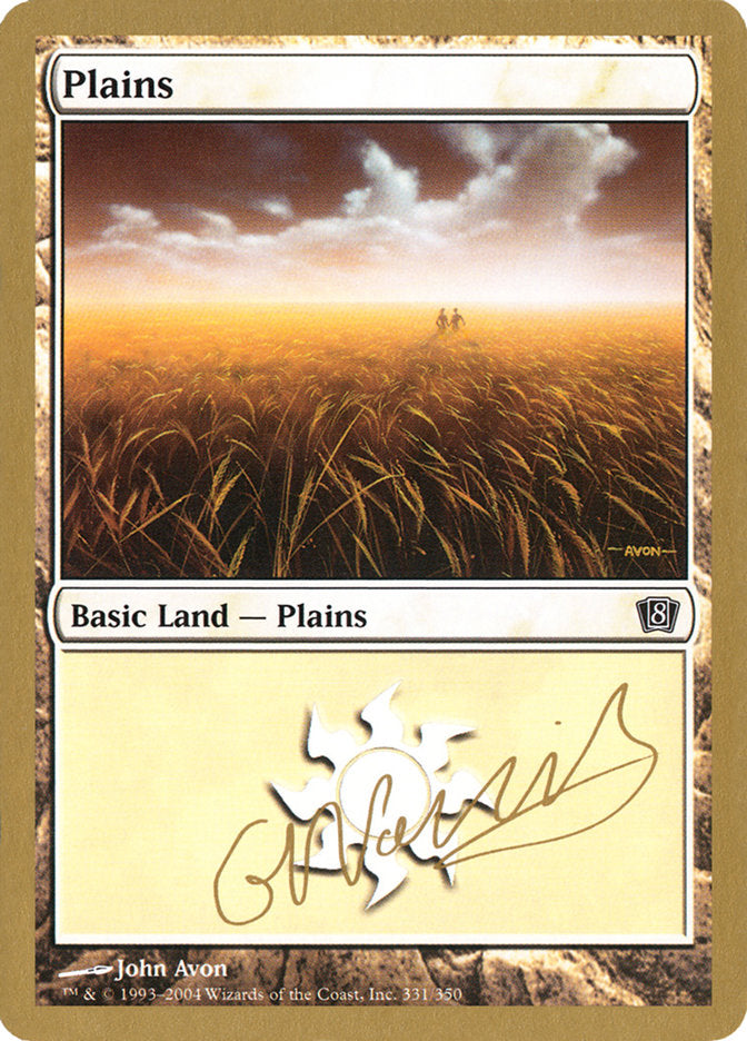 Plains (gn331) (Gabriel Nassif) [World Championship Decks 2004] | Lots Moore NSW