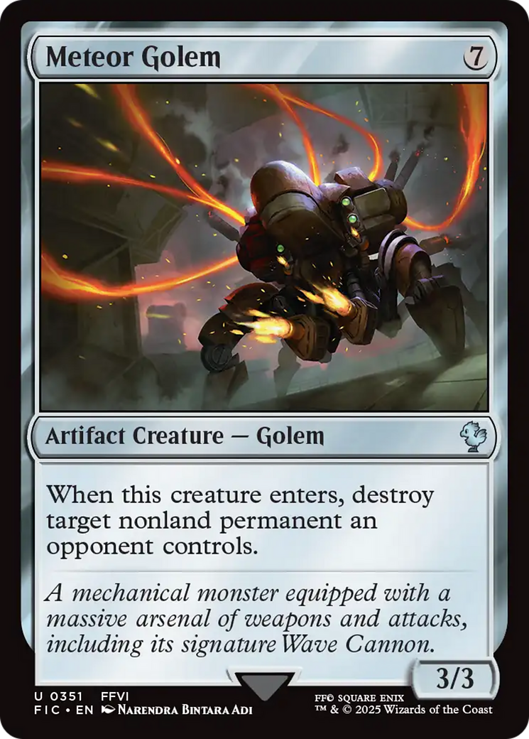Meteor Golem [FINAL FANTASY Commander] | Lots Moore NSW