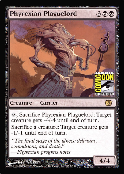 Phyrexian Plaguelord (San Diego Comic Con Oversized) [Oversize Cards] | Lots Moore NSW