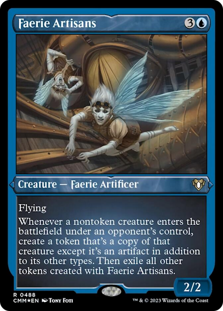 Faerie Artisans (Foil Etched) [Commander Masters] | Lots Moore NSW