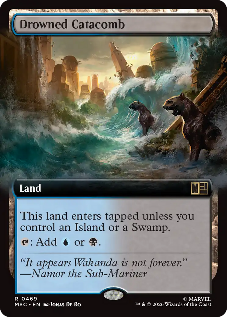 Drowned Catacomb (Extended Art) [Marvel Super Heroes Commander] | Lots Moore NSW