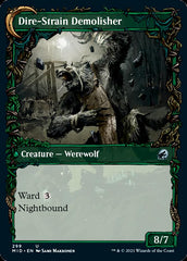 Burly Breaker // Dire-Strain Demolisher (Showcase Equinox) [Innistrad: Midnight Hunt] | Lots Moore NSW