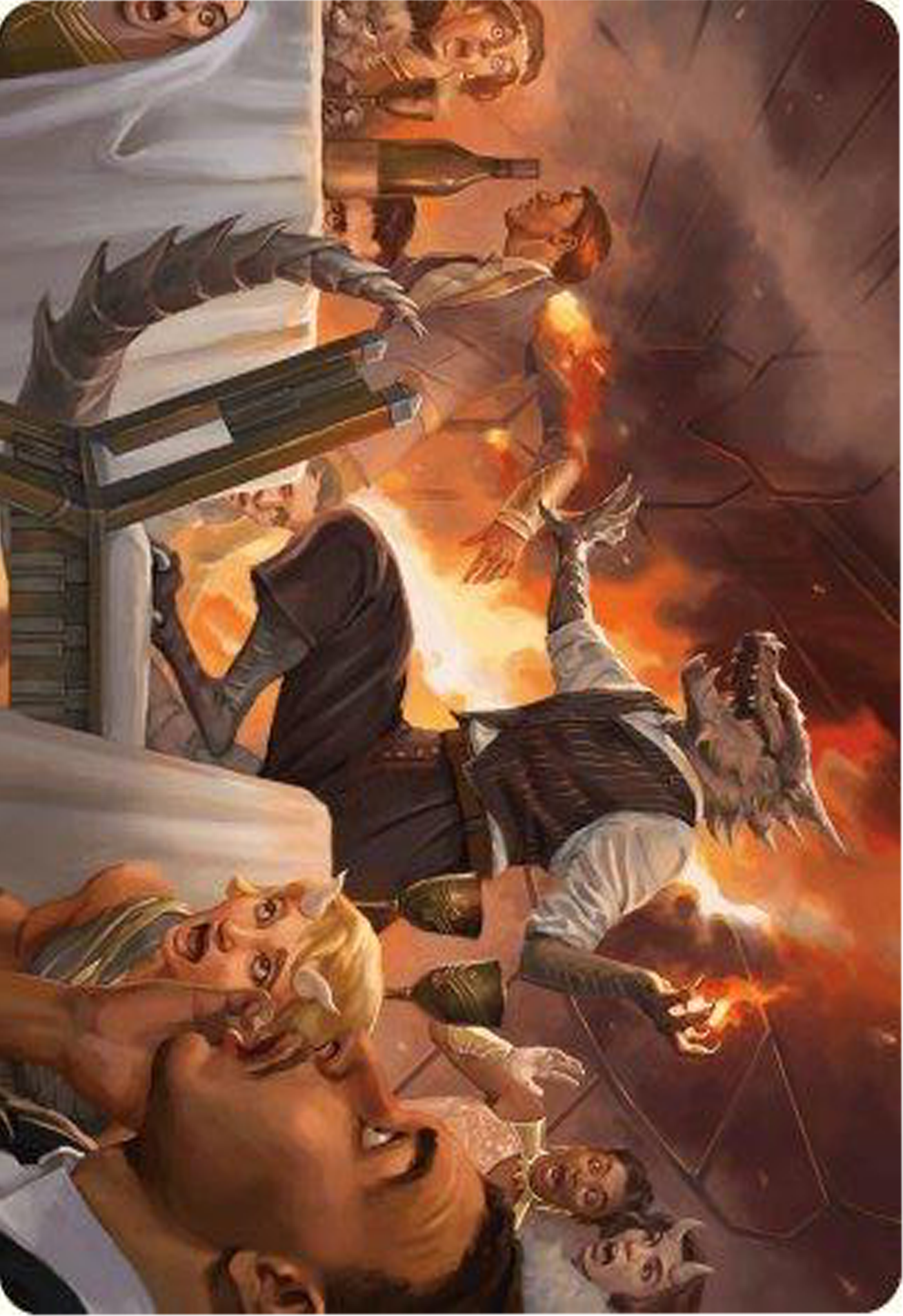 Party Thrasher Art Card [Modern Horizons 3 Art Series] | Lots Moore NSW