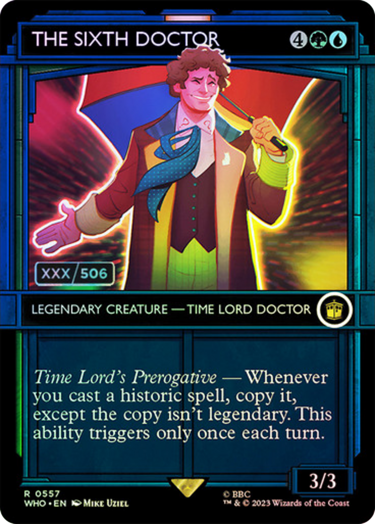 The Sixth Doctor (Serial Numbered) [Doctor Who] | Lots Moore NSW