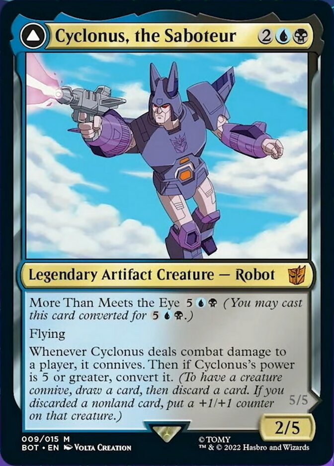 Cyclonus, the Saboteur // Cyclonus, Cybertronian Fighter [Transformers] | Lots Moore NSW