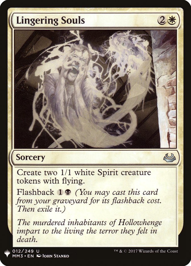 Lingering Souls [Mystery Booster] | Lots Moore NSW