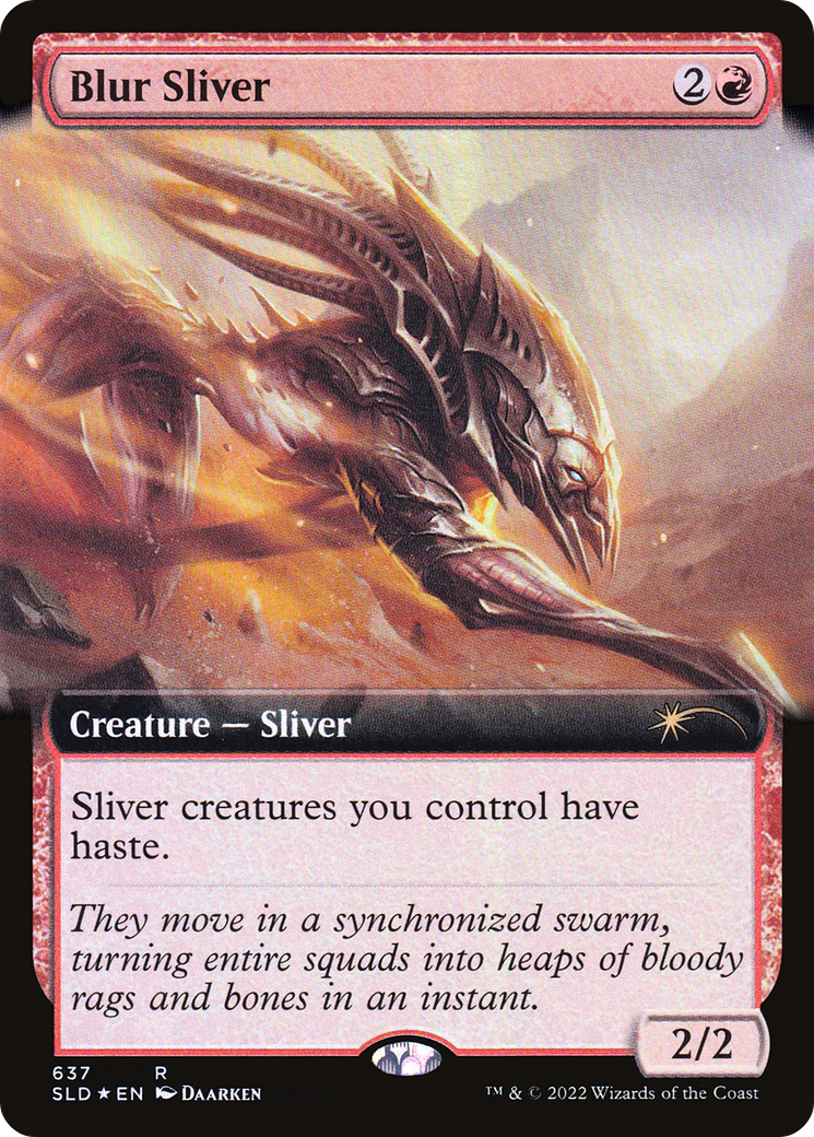 Blur Sliver (Extended Art) [Secret Lair Drop Promos] | Lots Moore NSW