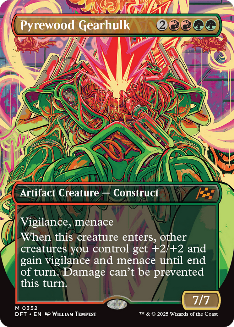 Pyrewood Gearhulk (Borderless) [Aetherdrift] | Lots Moore NSW