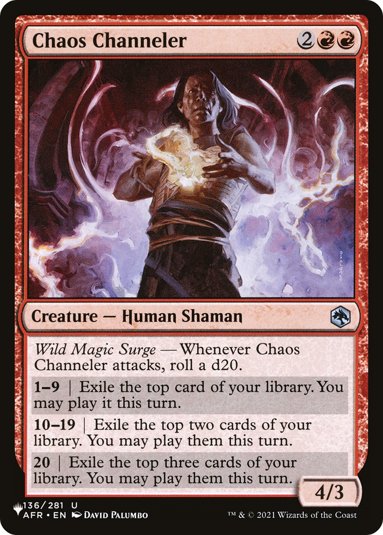 Chaos Channeler [The List] | Lots Moore NSW