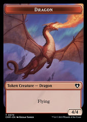 Soldier // Dragon (0021) Double-Sided Token [Commander Masters Tokens] | Lots Moore NSW