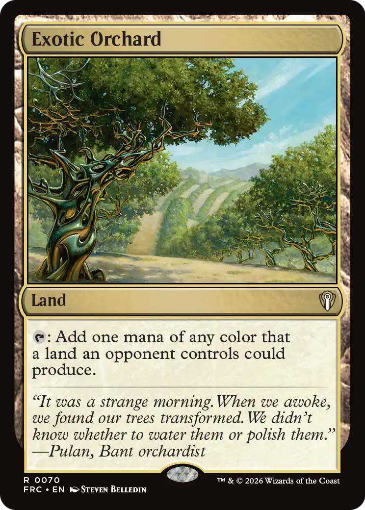 Exotic Orchard [Reality Fracture Commander] | Lots Moore NSW