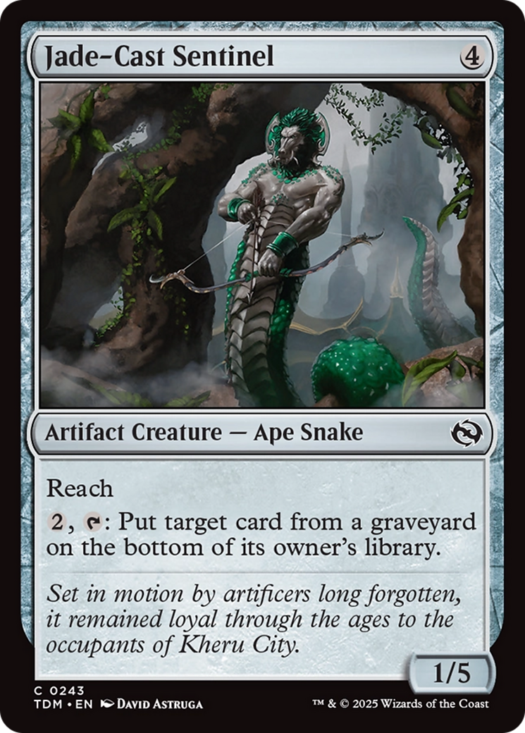 Jade-Cast Sentinel [Tarkir: Dragonstorm] | Lots Moore NSW