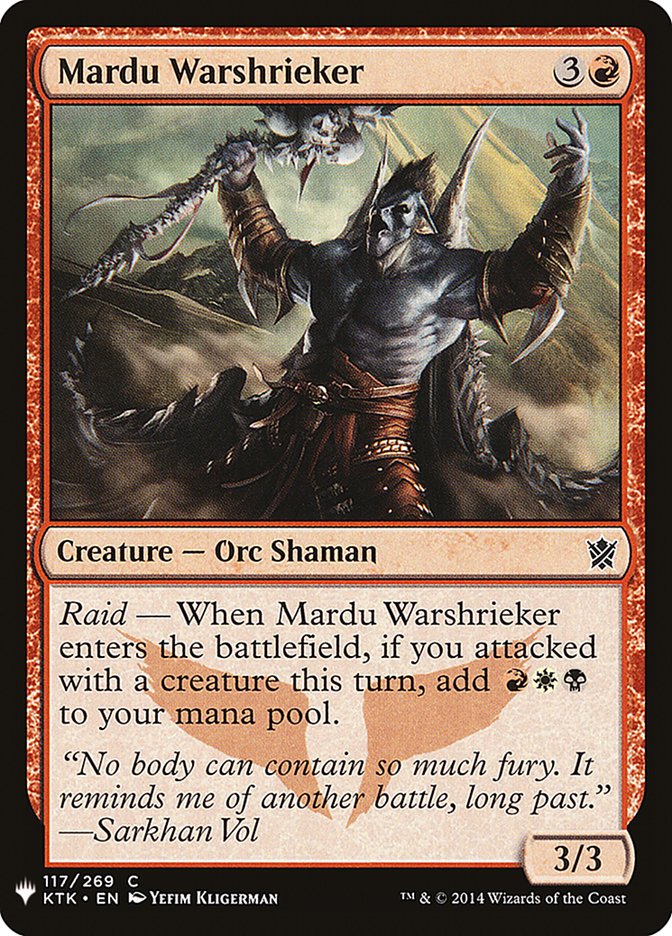 Mardu Warshrieker [Mystery Booster] | Lots Moore NSW