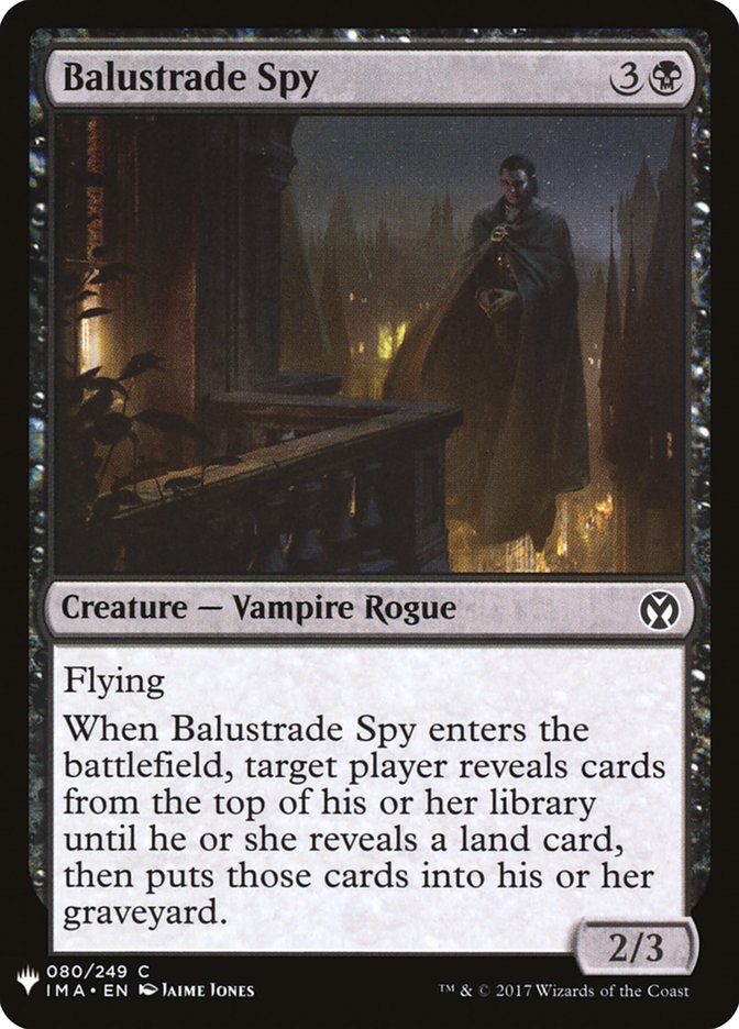 Balustrade Spy [Mystery Booster] | Lots Moore NSW