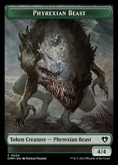 Treasure // Phyrexian Beast Double-Sided Token [Commander Masters Tokens] | Lots Moore NSW