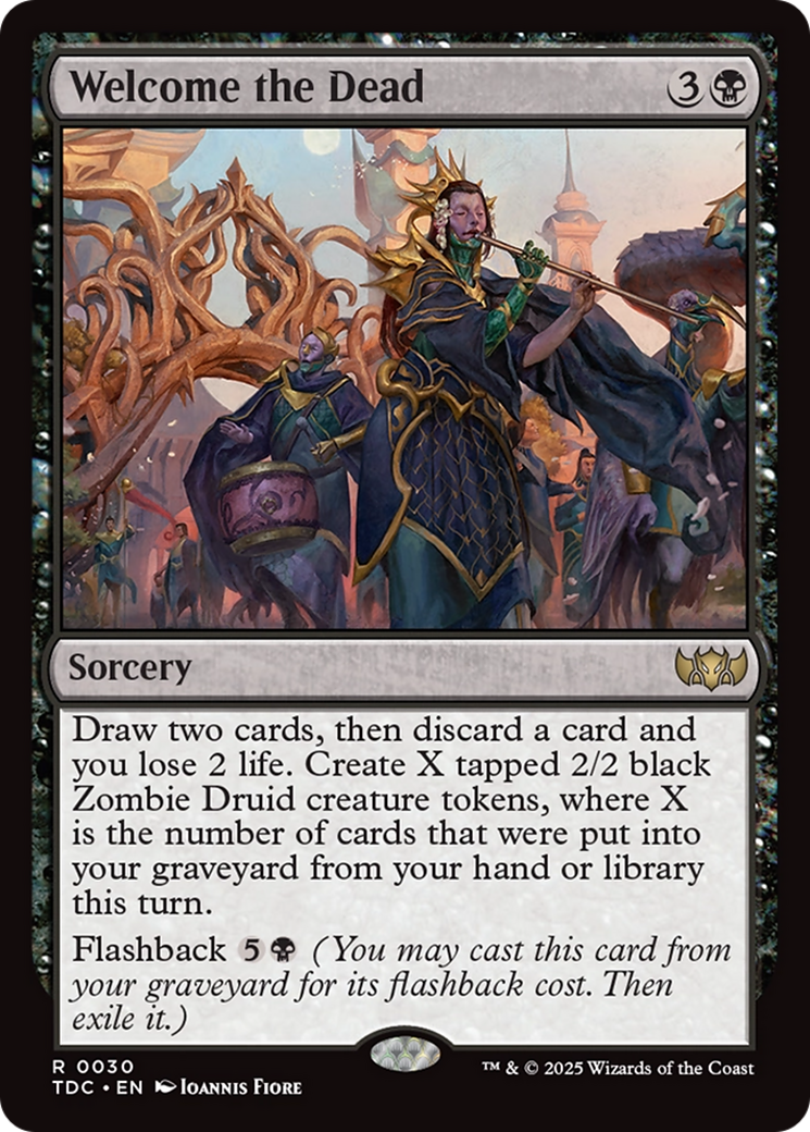 Welcome the Dead [Tarkir: Dragonstorm Commander] | Lots Moore NSW