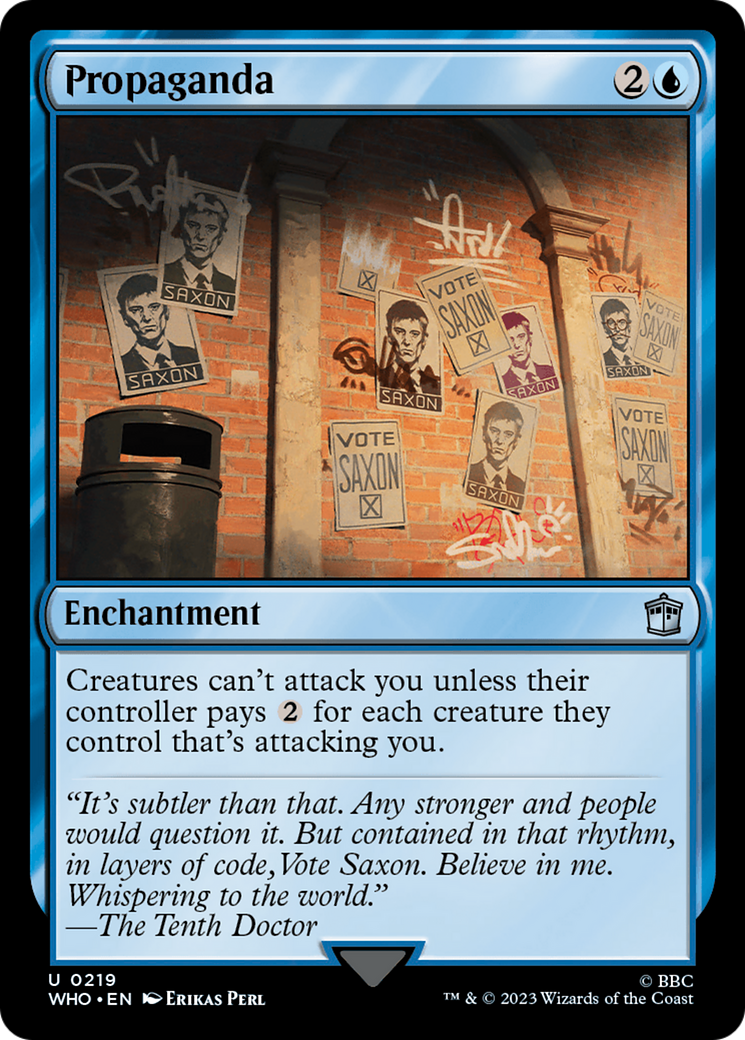 Propaganda [Doctor Who] | Lots Moore NSW