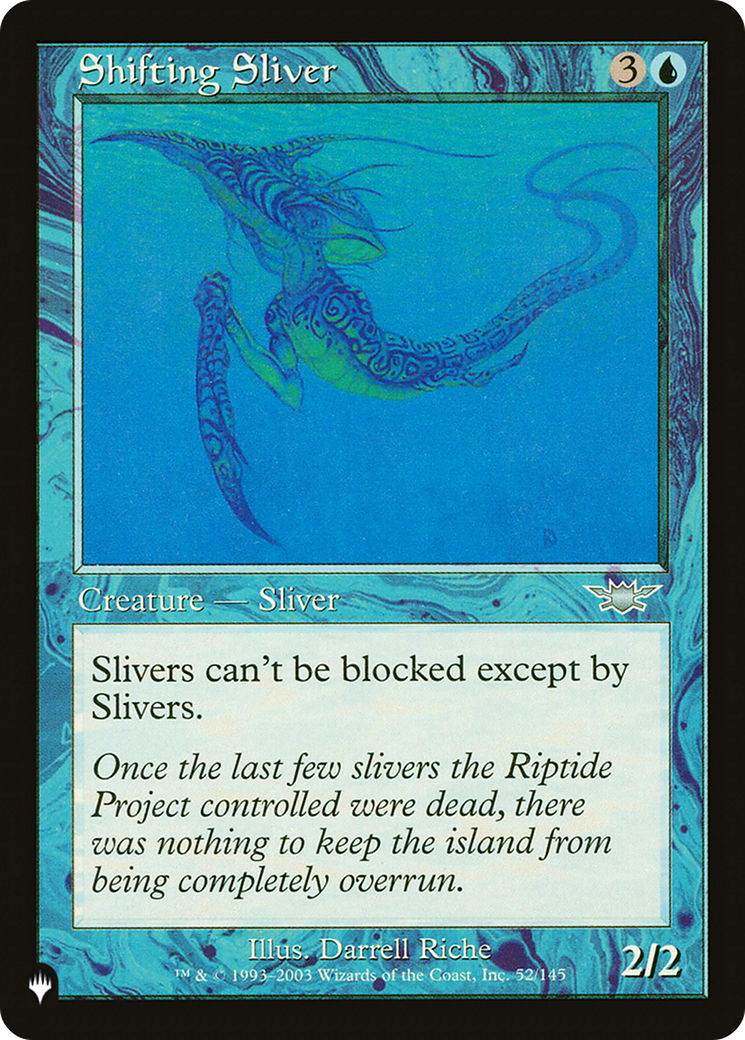 Shifting Sliver [The List] | Lots Moore NSW