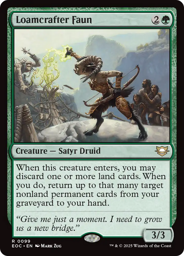 Loamcrafter Faun [Edge of Eternities Commander] | Lots Moore NSW