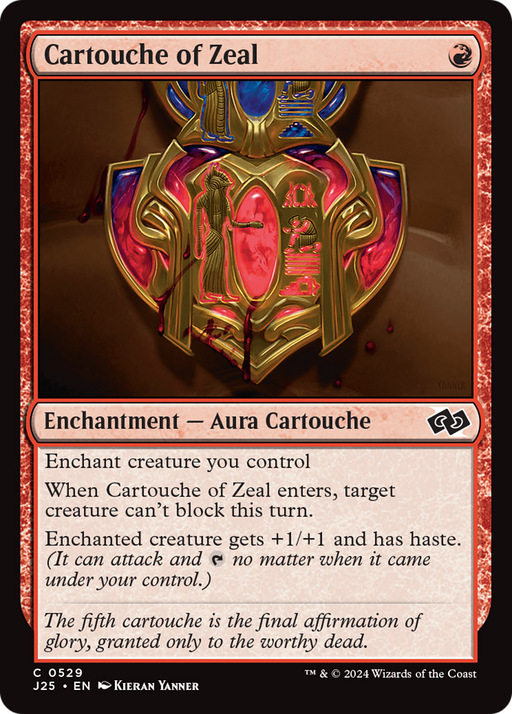 Cartouche of Zeal [Foundations Jumpstart] | Lots Moore NSW