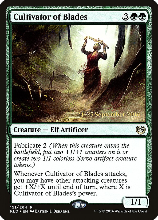 Cultivator of Blades [Kaladesh Prerelease Promos] | Lots Moore NSW