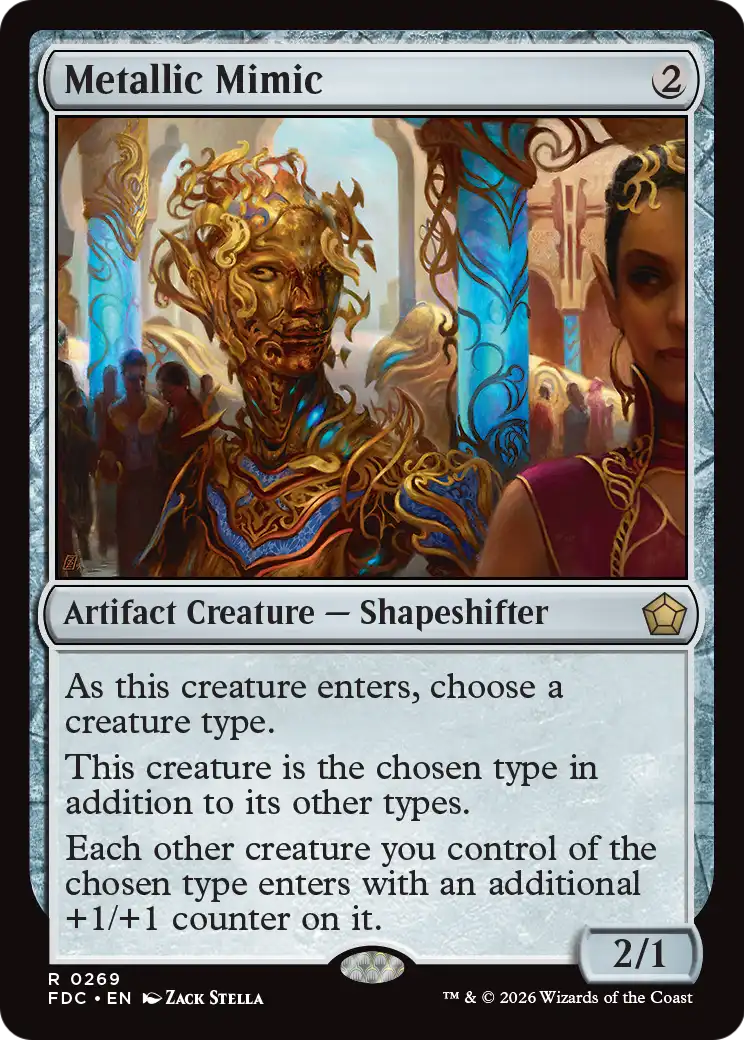 Metallic Mimic [Foundations Commander] | Lots Moore NSW