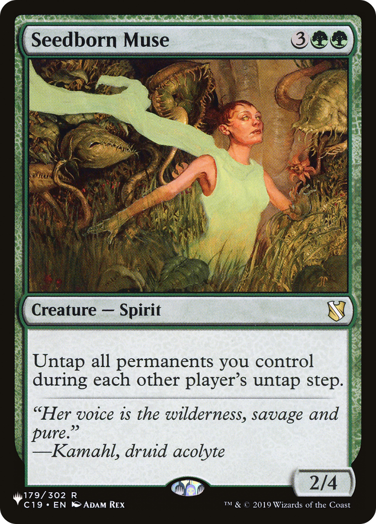 Seedborn Muse [The List] | Lots Moore NSW