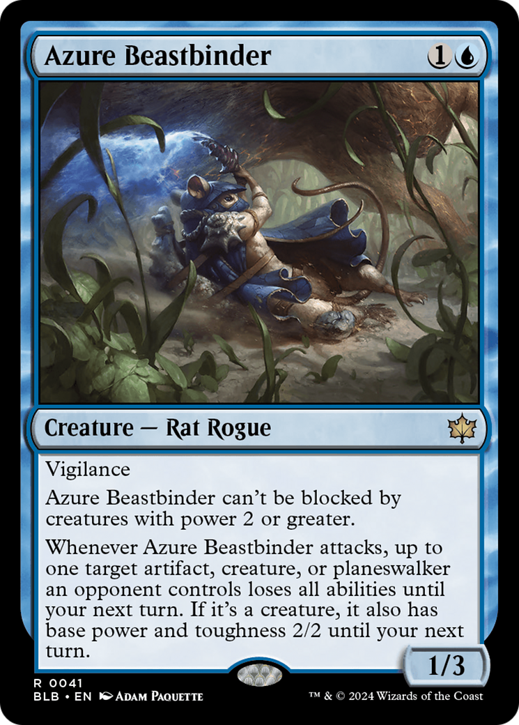 Azure Beastbinder [Bloomburrow] | Lots Moore NSW