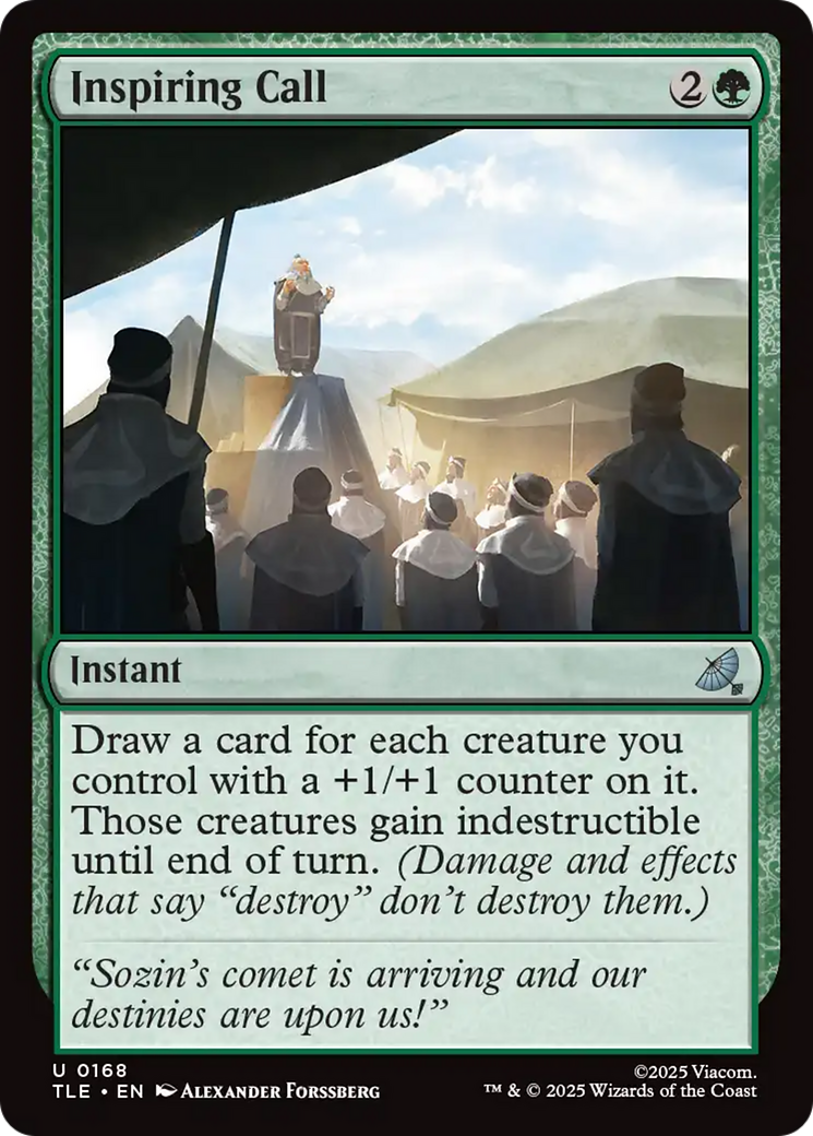 Inspiring Call [Avatar: The Last Airbender: Eternal-Legal] Magic: The Gathering | Lots Moore NSW