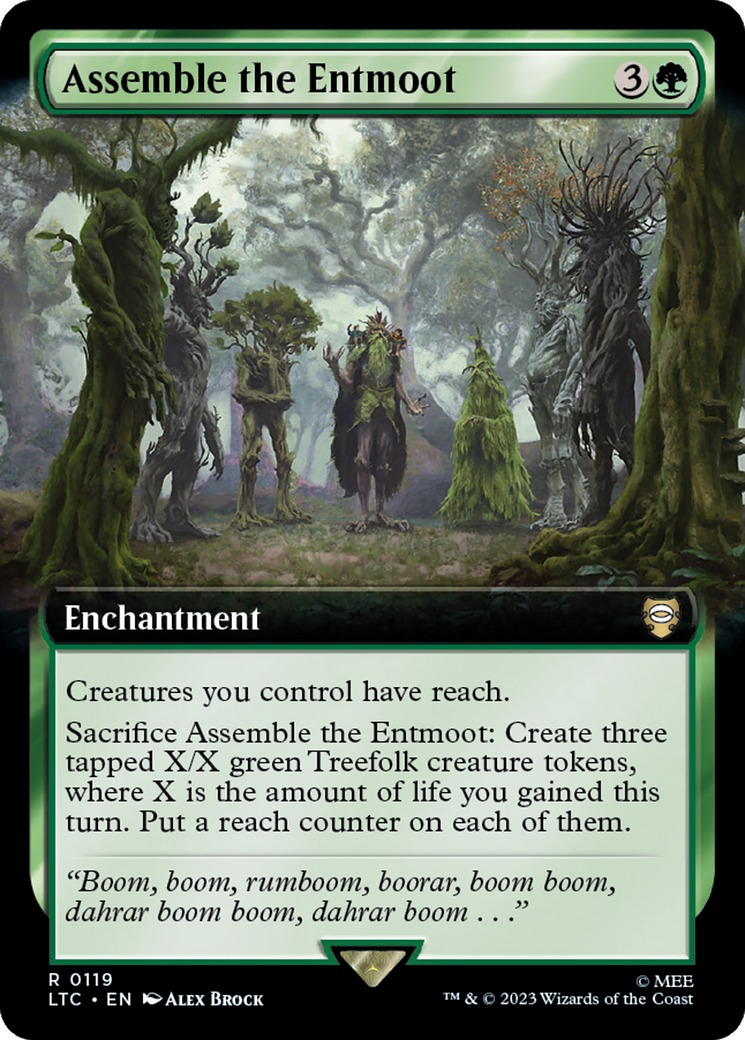 Assemble the Entmoot (Extended Art) [The Lord of the Rings: Tales of Middle-Earth Commander] | Lots Moore NSW