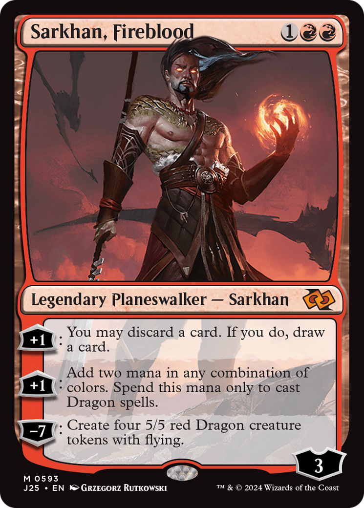 Sarkhan, Fireblood [Foundations Jumpstart] | Lots Moore NSW