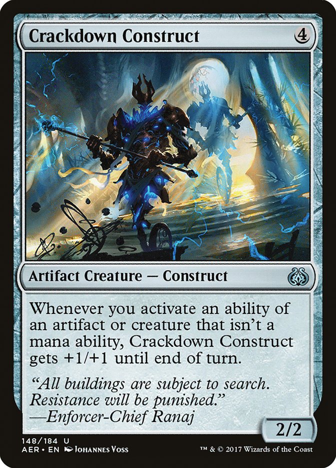 Crackdown Construct [Aether Revolt] | Lots Moore NSW