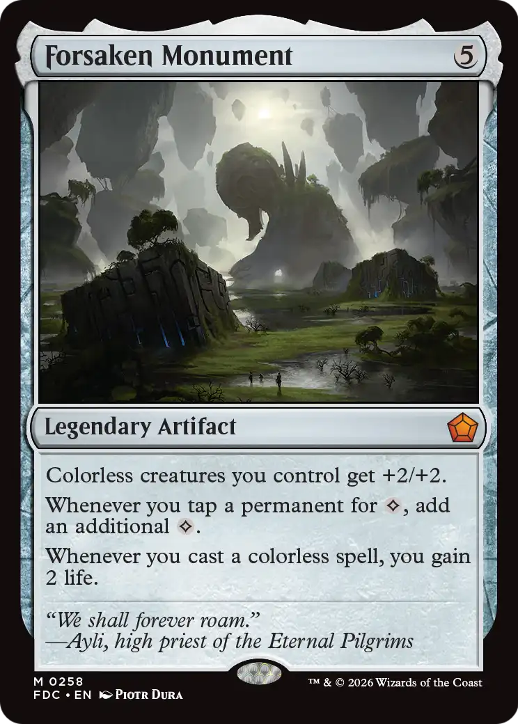 Forsaken Monument [Foundations Commander] | Lots Moore NSW
