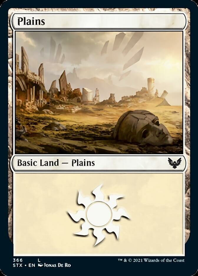 Plains (366) [Strixhaven: School of Mages] | Lots Moore NSW