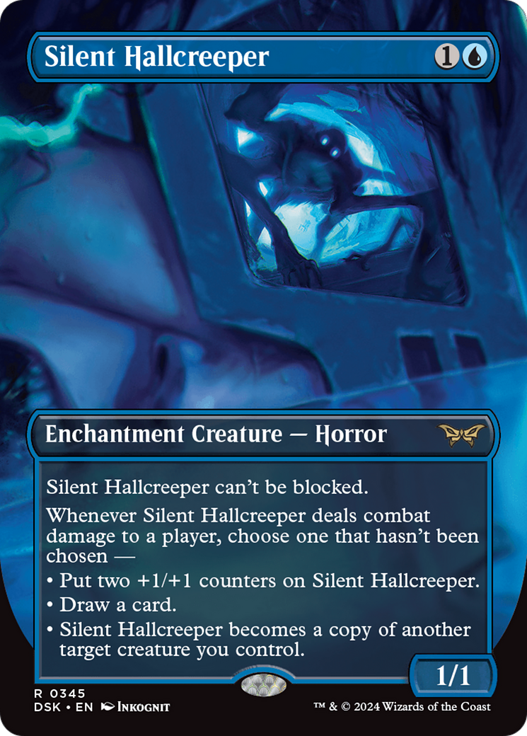 Silent Hallcreeper (Borderless) [Duskmourn: House of Horror] | Lots Moore NSW