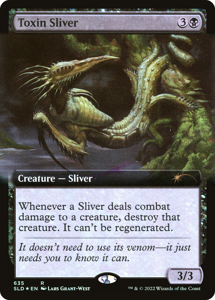 Toxin Sliver (Extended Art) [Secret Lair Drop Promos] | Lots Moore NSW
