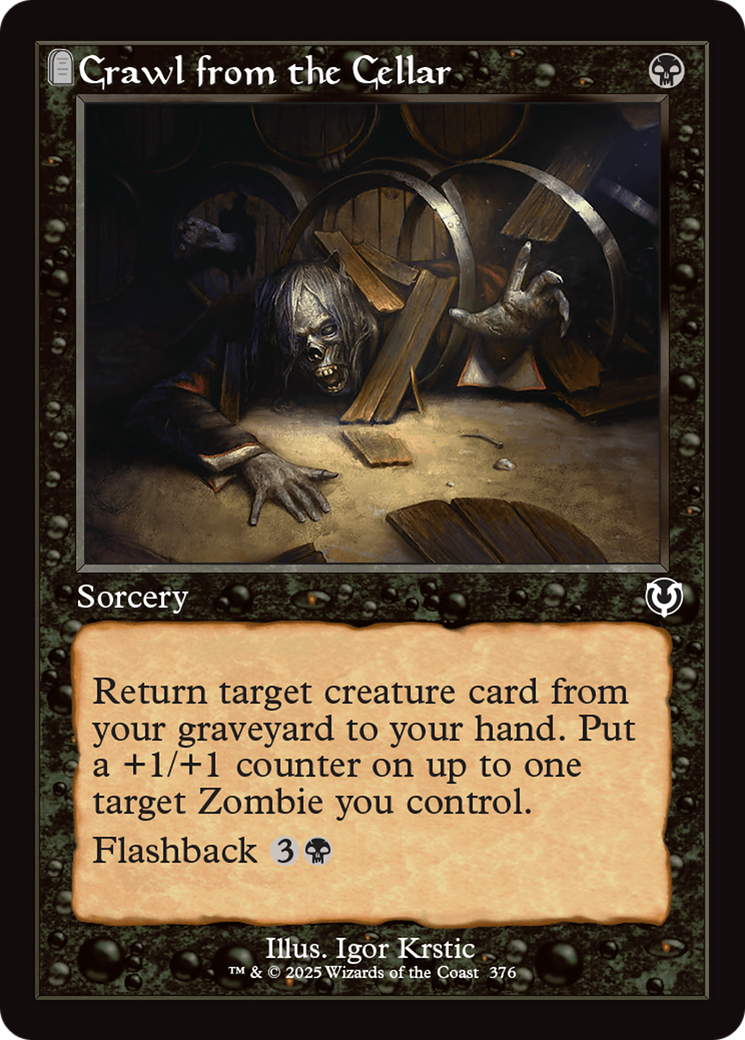 Crawl from the Cellar (Retro Frame) [Innistrad Remastered] | Lots Moore NSW