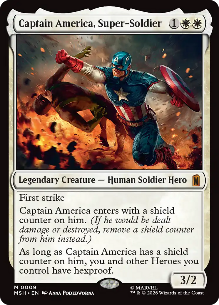 Captain America, Super-Soldier [Marvel Super Heroes] | Lots Moore NSW