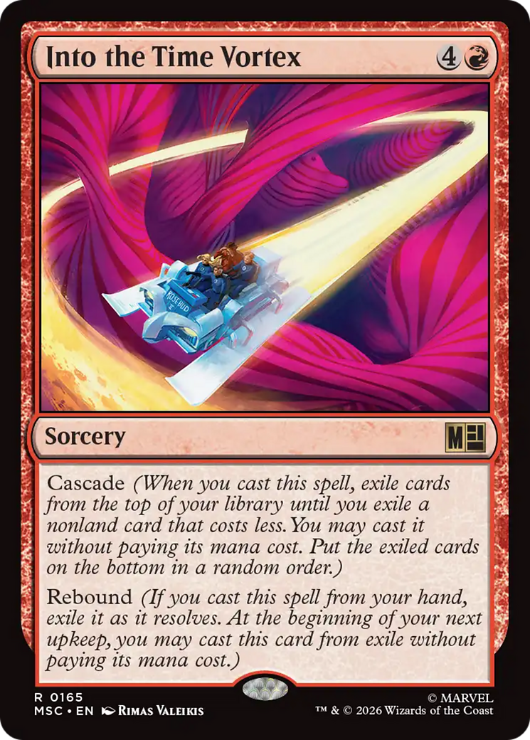 Into the Time Vortex (Surge Foil) [Marvel Super Heroes Commander] | Lots Moore NSW