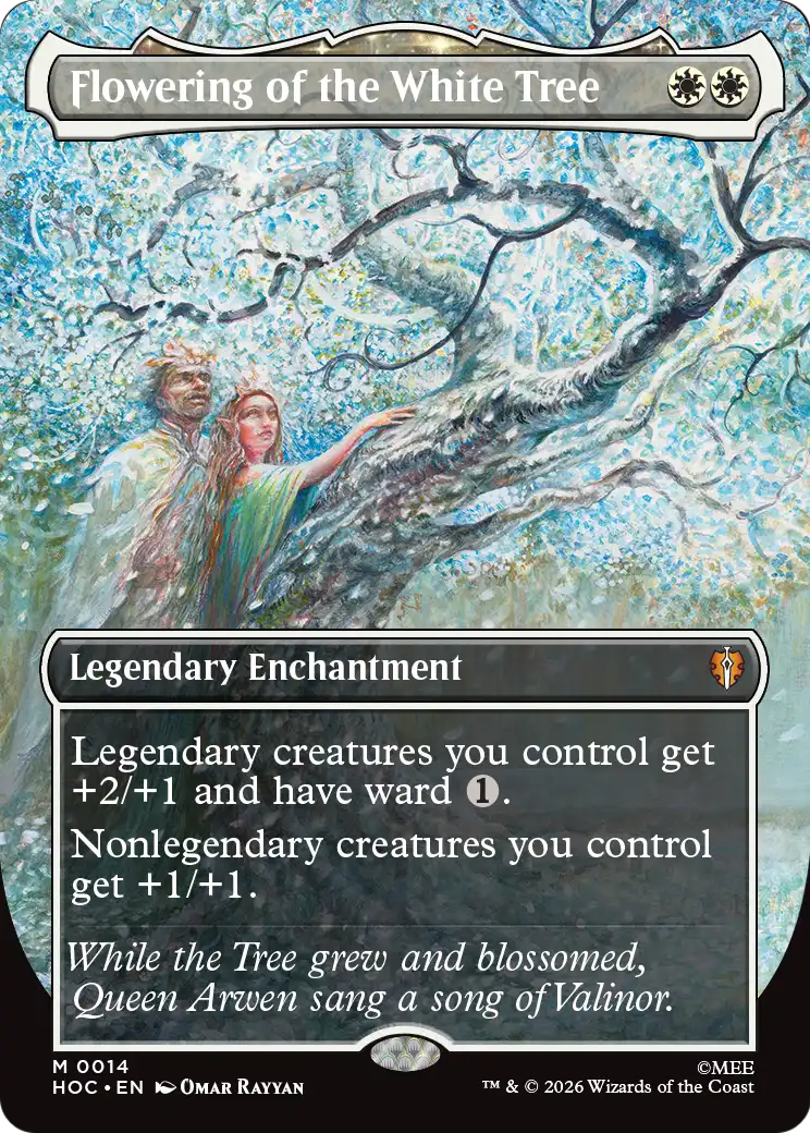 Flowering of the White Tree (Borderless) [The Hobbit: Eternal-Legal] | Lots Moore NSW