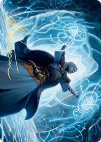 Frost Augur Art Card (Gold-Stamped Signature) [Kaldheim Art Series] | Lots Moore NSW